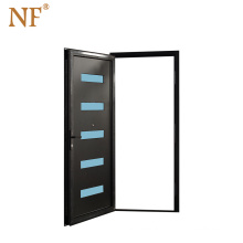 Double leaf aluminum entry front door for villa